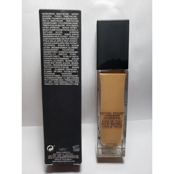 NARS Natural Radiant Longwear Foundation Medium 5 Valencia 6616 Full Size NIB - Picture 6 of 6